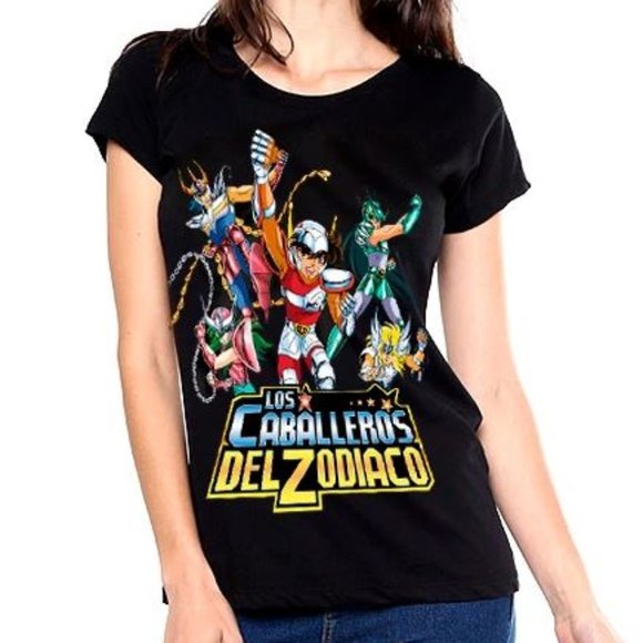Camiseta Mujer Caballeros del Zodiaco
